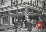Image of damage in Johnstown Pennsylvania from 1936 flood Johnstown Pennsylvania USA, 1936, second 32 stock footage video 65675063003
