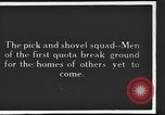 Image of World War I American soldiers building barracks United States USA, 1917, second 1 stock footage video 65675063006