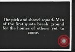 Image of World War I American soldiers building barracks United States USA, 1917, second 10 stock footage video 65675063006