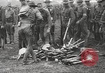 Image of World War I American soldiers building barracks United States USA, 1917, second 15 stock footage video 65675063006