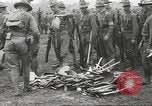 Image of World War I American soldiers building barracks United States USA, 1917, second 17 stock footage video 65675063006
