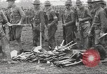 Image of World War I American soldiers building barracks United States USA, 1917, second 19 stock footage video 65675063006