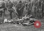 Image of World War I American soldiers building barracks United States USA, 1917, second 23 stock footage video 65675063006