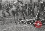 Image of World War I American soldiers building barracks United States USA, 1917, second 28 stock footage video 65675063006