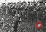 Image of World War I American soldiers building barracks United States USA, 1917, second 36 stock footage video 65675063006