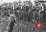 Image of World War I American soldiers building barracks United States USA, 1917, second 37 stock footage video 65675063006