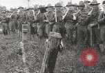 Image of World War I American soldiers building barracks United States USA, 1917, second 39 stock footage video 65675063006