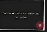 Standbild Baracken für die amerikanischen Soldaten Rekruten Ersten Weltkrieg United States USA, 1917, aus Sekunde 3 historischem Filmmaterial Videoclip 65675063007