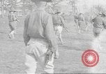 Standbild Baracken für die amerikanischen Soldaten Rekruten Ersten Weltkrieg United States USA, 1917, aus Sekunde 29 historischem Filmmaterial Videoclip 65675063007