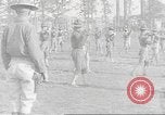 Standbild Baracken für die amerikanischen Soldaten Rekruten Ersten Weltkrieg United States USA, 1917, aus Sekunde 45 historischem Filmmaterial Videoclip 65675063007