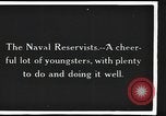 Standbild United States Naval Reservisten Ausbildung für Ersten Weltkrieg Illinois United States USA, 1917, aus Sekunde 5 historischem Filmmaterial Videoclip 65675063010