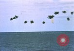 Image of Japanese planes bombing Midway Island in World War II Midway Island, 1942, second 15 stock footage video 65675063019