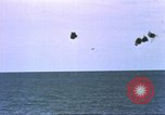 Image of Japanese planes bombing Midway Island in World War II Midway Island, 1942, second 19 stock footage video 65675063019
