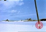 Image of Japanese planes bombing Midway Island in World War II Midway Island, 1942, second 23 stock footage video 65675063019