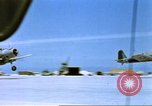 Image of Japanese planes bombing Midway Island in World War II Midway Island, 1942, second 26 stock footage video 65675063019