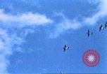 Image of Japanese planes bombing Midway Island in World War II Midway Island, 1942, second 42 stock footage video 65675063019
