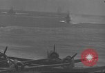Image of USS Enterprise (CV-6) battling Japanese warplanes Pacific Ocean, 1942, second 5 stock footage video 65675063020