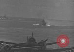 Image of USS Enterprise (CV-6) battling Japanese warplanes Pacific Ocean, 1942, second 7 stock footage video 65675063020