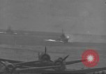 Image of USS Enterprise (CV-6) battling Japanese warplanes Pacific Ocean, 1942, second 8 stock footage video 65675063020