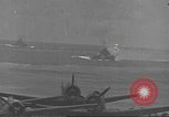 Image of USS Enterprise (CV-6) battling Japanese warplanes Pacific Ocean, 1942, second 9 stock footage video 65675063020