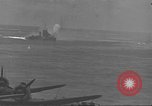 Image of USS Enterprise (CV-6) battling Japanese warplanes Pacific Ocean, 1942, second 11 stock footage video 65675063020