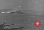 Image of USS Enterprise (CV-6) battling Japanese warplanes Pacific Ocean, 1942, second 16 stock footage video 65675063020