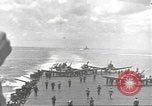 Image of USS Enterprise (CV-6) battling Japanese warplanes Pacific Ocean, 1942, second 21 stock footage video 65675063020