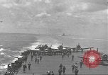 Image of USS Enterprise (CV-6) battling Japanese warplanes Pacific Ocean, 1942, second 22 stock footage video 65675063020
