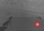 Image of USS Enterprise (CV-6) battling Japanese warplanes Pacific Ocean, 1942, second 23 stock footage video 65675063020