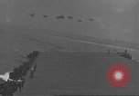 Image of USS Enterprise (CV-6) battling Japanese warplanes Pacific Ocean, 1942, second 25 stock footage video 65675063020