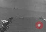 Image of USS Enterprise (CV-6) battling Japanese warplanes Pacific Ocean, 1942, second 37 stock footage video 65675063020