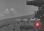 Image of USS Enterprise (CV-6) battling Japanese warplanes Pacific Ocean, 1942, second 46 stock footage video 65675063020
