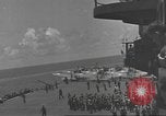 Image of USS Enterprise (CV-6) battling Japanese warplanes Pacific Ocean, 1942, second 48 stock footage video 65675063020