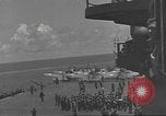 Image of USS Enterprise (CV-6) battling Japanese warplanes Pacific Ocean, 1942, second 49 stock footage video 65675063020