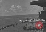 Image of USS Enterprise (CV-6) battling Japanese warplanes Pacific Ocean, 1942, second 50 stock footage video 65675063020