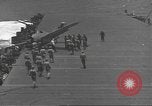 Image of USS Enterprise (CV-6) battling Japanese warplanes Pacific Ocean, 1942, second 55 stock footage video 65675063020