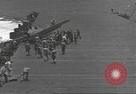 Image of USS Enterprise (CV-6) battling Japanese warplanes Pacific Ocean, 1942, second 56 stock footage video 65675063020