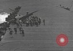 Image of USS Enterprise (CV-6) battling Japanese warplanes Pacific Ocean, 1942, second 59 stock footage video 65675063020