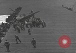 Image of USS Enterprise (CV-6) battling Japanese warplanes Pacific Ocean, 1942, second 62 stock footage video 65675063020