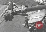 Image of USS Enterprise under attack in Battle of Santa Cruz Island Pacific Ocean, 1942, second 5 stock footage video 65675063026