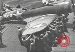 Image of USS Enterprise under attack in Battle of Santa Cruz Island Pacific Ocean, 1942, second 7 stock footage video 65675063026