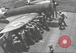 Image of USS Enterprise under attack in Battle of Santa Cruz Island Pacific Ocean, 1942, second 9 stock footage video 65675063026