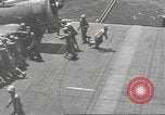Image of USS Enterprise under attack in Battle of Santa Cruz Island Pacific Ocean, 1942, second 12 stock footage video 65675063026