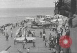 Image of USS Enterprise under attack in Battle of Santa Cruz Island Pacific Ocean, 1942, second 14 stock footage video 65675063026