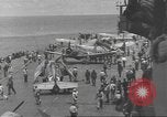 Image of USS Enterprise under attack in Battle of Santa Cruz Island Pacific Ocean, 1942, second 15 stock footage video 65675063026