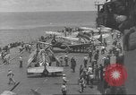 Image of USS Enterprise under attack in Battle of Santa Cruz Island Pacific Ocean, 1942, second 16 stock footage video 65675063026
