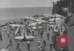 Image of USS Enterprise under attack in Battle of Santa Cruz Island Pacific Ocean, 1942, second 26 stock footage video 65675063026