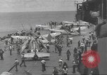 Image of USS Enterprise under attack in Battle of Santa Cruz Island Pacific Ocean, 1942, second 27 stock footage video 65675063026