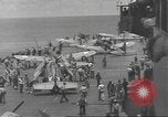 Image of USS Enterprise under attack in Battle of Santa Cruz Island Pacific Ocean, 1942, second 30 stock footage video 65675063026