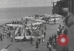 Image of USS Enterprise under attack in Battle of Santa Cruz Island Pacific Ocean, 1942, second 31 stock footage video 65675063026